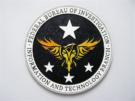 FBI Information and Technology Branch Wooden Wall Seal Plaque | Wooden walls, Wooden wall ...