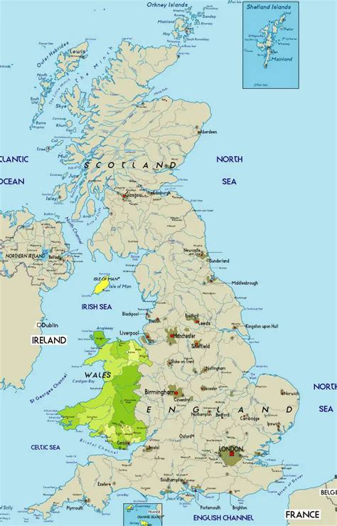 Map of Wales - Mapsof.Net