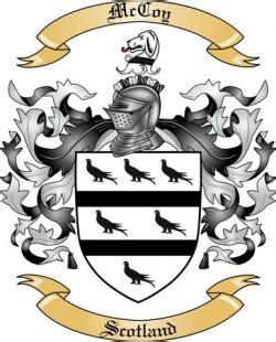 Mccoy Family Crest from Scotland by The Tree Maker