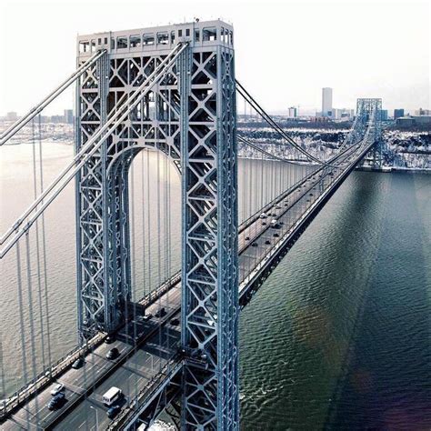 George Washington Bridge Toll Plaza | George washington bridge, Bridge ...