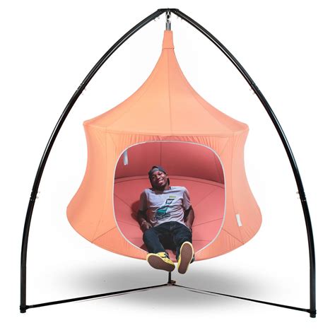 TreePod BYHT9001 Portable Self Standing Tent Pod Hanging Lounger Cabana ...