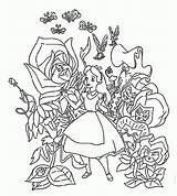 Alice In Wonderland Doorknob Coloring Page  Home sketch template