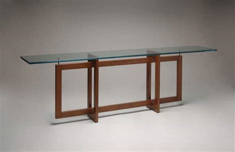 Modern Console Table in Mahogany – Gregory Hay Designs