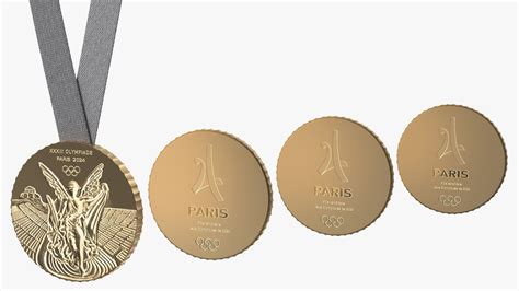 Olympic Gold Medal 2024 3D Model $34 - .3ds .blend .c4d .fbx .max .ma ...