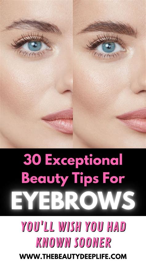 30 exceptional beauty tips for perfect eyebrows – Artofit