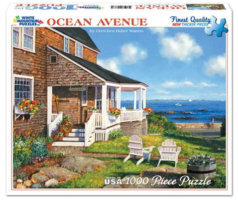 Ocean Avenue Puzzle (1000 pieces) | White Mountain Puzzles