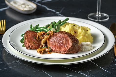 Eye Fillet Steak & Mushroom Sauce Recipe | HelloFresh