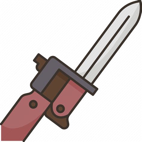 Bayonet, knife, gun, battle, fight icon - Download on Iconfinder