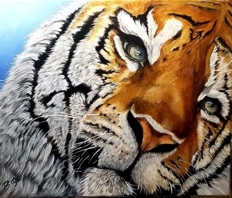 Eye of the Tiger Painting by Bradley Page