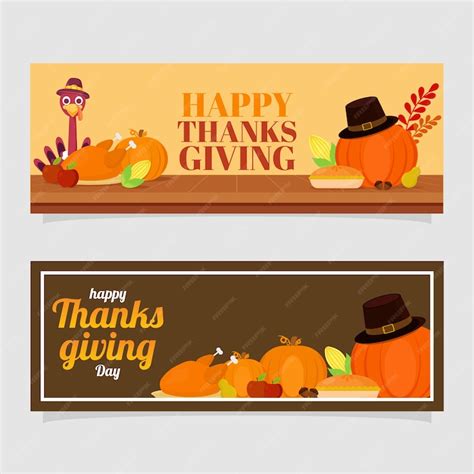 Premium Vector | Happy Thanksgiving Day Header or Banner with Festival ...