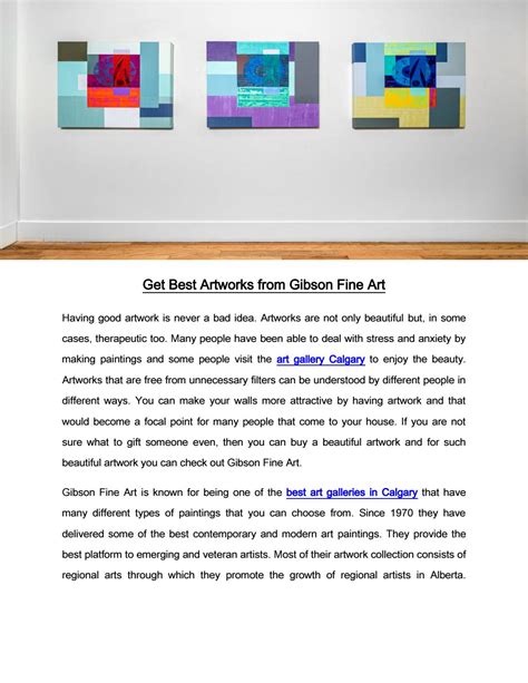 Get Best Artworks from Gibson Fine Art by Gibson Fine Art - Issuu