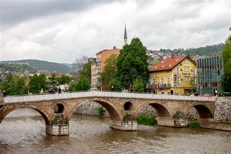 Beautiful Sarajevo Latin Bridge or Princip Bridge Archduke`s ...