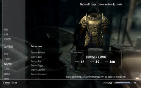 Dwarven Armor Crafting Guide - "The Elder Scrolls V: Skyrim" — Standard Of Entertainment