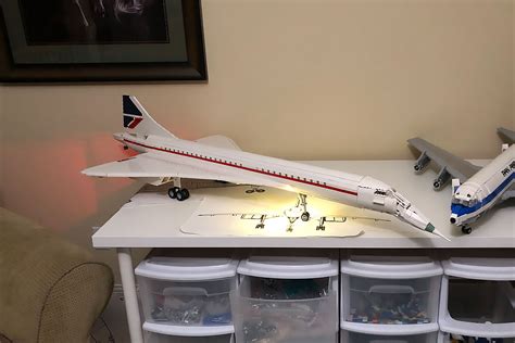 Holy Guacamole! Someone Built An Incredibly Detailed, 6000+ Pieces LEGO Concorde Jet