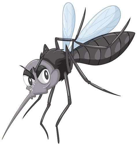 Free Vector | Black wild mosquito