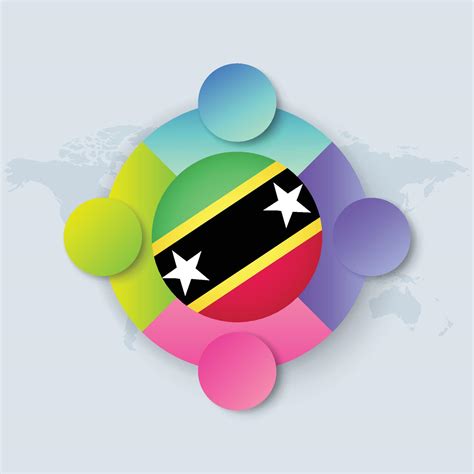 Saba Flag with Infographic Design isolated on World map 4268652 Vector ...