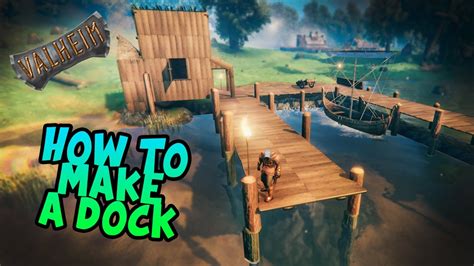 Valheim - How To Build A Dock (EASY) - Game videos