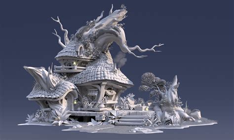 The Treehouse: Creating 3D Environment Art Using Maya and Zbrush