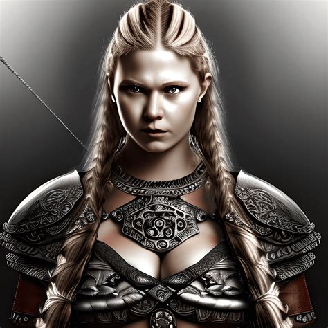 Viking Shield Maiden · Creative Fabrica