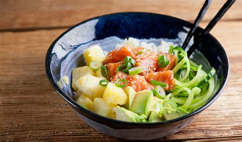 Salmon Poke Bowl - Framed Cooks