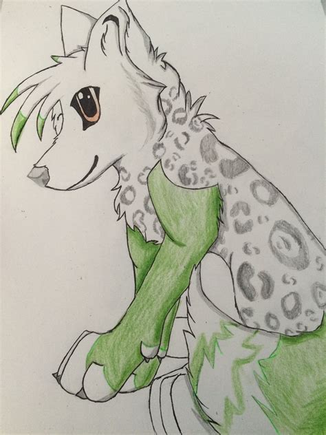 Fursona Wolf/Snow Leopard | Fursona wolf, Art, My arts