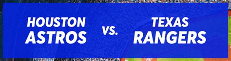 Houston Astros vs. Texas Rangers: Upcoming Series Info & Rivalry ...