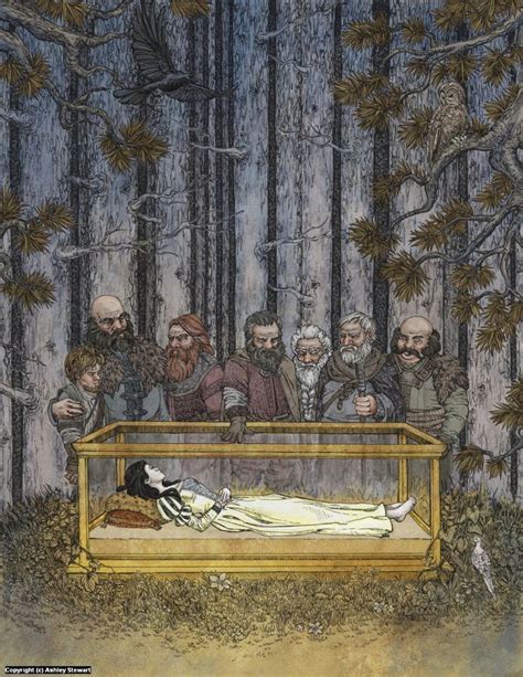 THE GLASS COFFIN BY ASHLEY STEWART | Snow white art, Fairytale art, Fairytale illustration