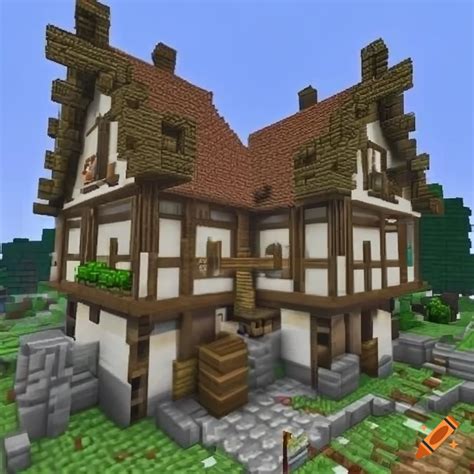 Unique medieval-style houses in minecraft