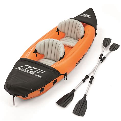 Bestway LITE-RAPID Inflatable Sea Kayak Canoe Boat for Kayaking Fishing Double