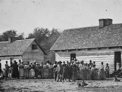 The Civil War Photo: Slaves on a Plantation