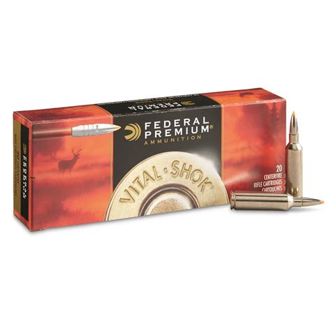 Federal Premium Vital-Shok, .270 WSM, Trophy Bonded Tip Rifle, 130 ...