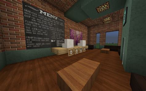 Realistic Starbucks (Interior + Texture Pack) Minecraft Project