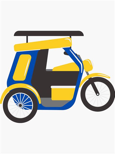 "Philippine Tricycle" Sticker for Sale by walnutclothing | Redbubble