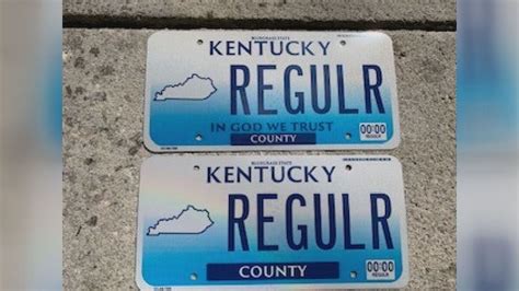 New kind of license plate making debut in Kentucky