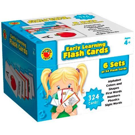 Brighter Child Early Learning Flash Cards Box Set - NACD Store