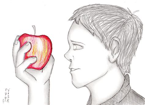 Jonas and the Apple by Pencil-Paper-89 on DeviantArt