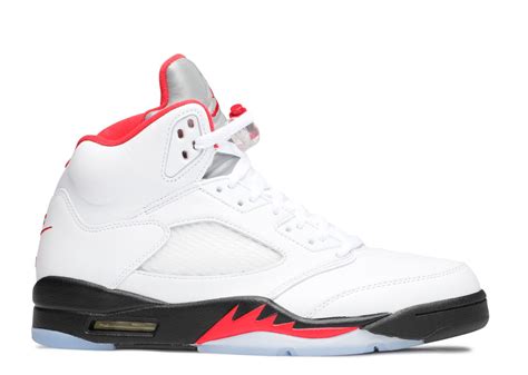 Jordan 5 Retro 'Fire Red' 2020 - Air Jordan - DA1911 102 - true white/fire red/black/metallic ...