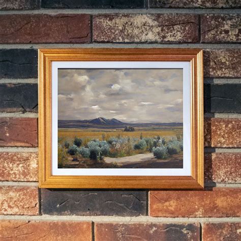 Idaho Landscape Oil Painting Landscape Warm Rustic Country - Etsy