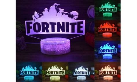 Up To 38% Off on 3D Fortnite LED Night Light 7... | Groupon Goods