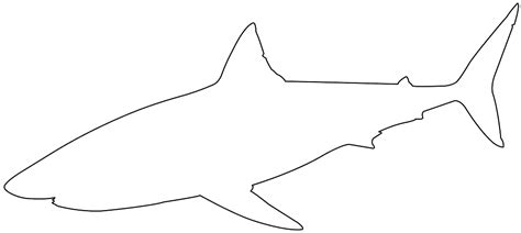 Great White Shark Silhouette | Free vector silhouettes
