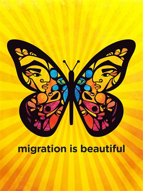 Migration Is Beautiful - poster by Favianna Rodriguez (Oakland artist) | Activist art ...