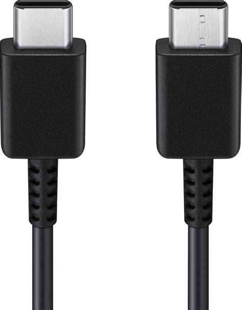 Samsung 3.3' USB Type C-to-USB Type-C Charge-and-Sync Cable Black EP-DA705BBEGUS - Best Buy