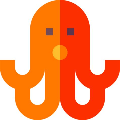 Octopus Basic Straight Flat icon