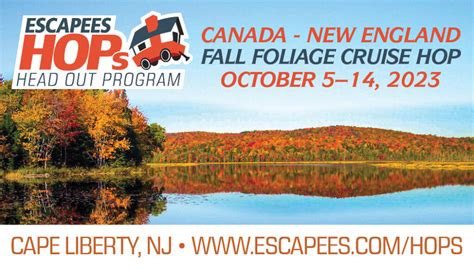 Canada - New England Fall Foliage Cruise HOP · Escapees RV Club