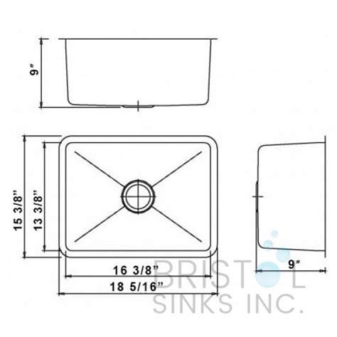 BRISTOL UNDERMOUNT BAR SINK - Dynasty Bathrooms