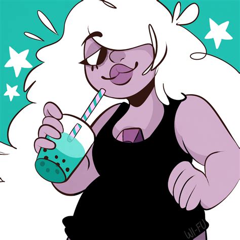 Amethyst from Steven Universe as drawn by Whimsical-Pearl of Tumblr. | Amethyst steven universe ...