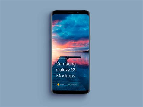 Free Samsung Galaxy S9 Phone Mockup (PSD)