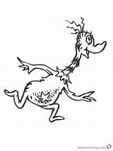 Dr Seuss Fox In Socks Coloring Pages Duck Running  Free Printable sketch template
