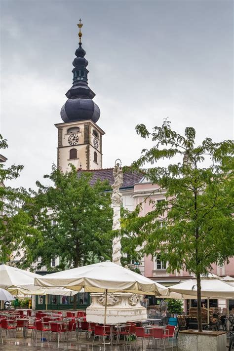 Sankt Polten Town Hall, Austria Stock Image - Image of lower ...