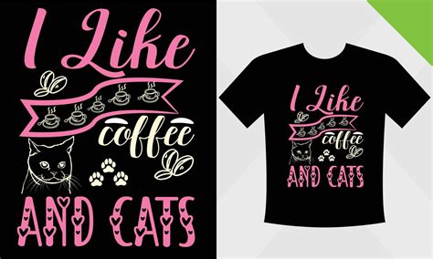 cat t-shirt design template eps file for catvector 19638640 Vector Art ...